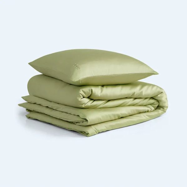 Foldet_sengesaet_-_Matcha.jpg Matcha Bamboo Bedding Set