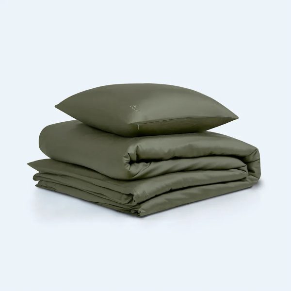Foldetsengesaet-Oliven.jpg Olive Bamboo Bedding Set