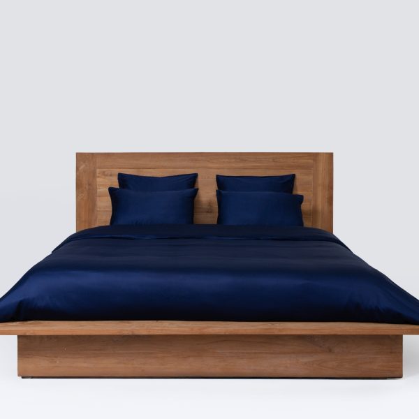 Navy Blue Bamboo Bedding Set