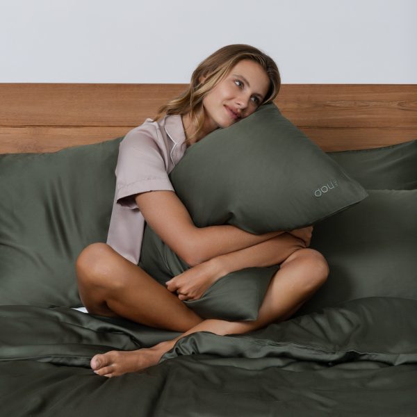 Olive Bamboo Bedding Set